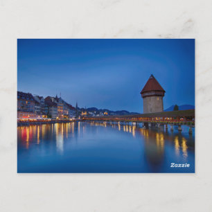 Die Kapellbrücke in Luzern Postkarte