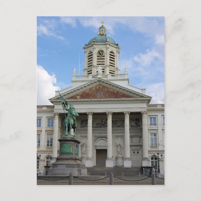 Die Kapelle des belgischen Königspalastes in Brüss Postkarte (Vorderseite)