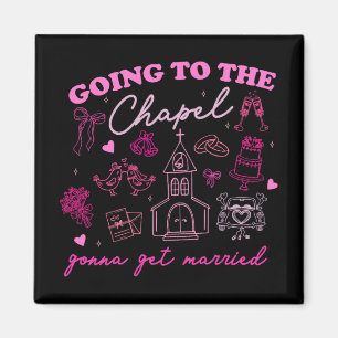 Die Kapelle erreicht Verheiratete Hochzeitsreise Magnet