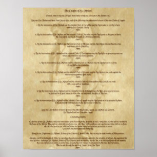 Die Kapelle von St. Michael Poster