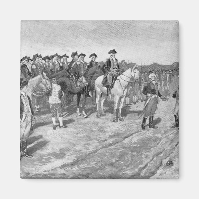 Die Kapitulation Cornwallis in Yorktown Magnet (Vorne)