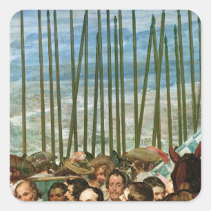 Die Kapitulation von Breda, Einzelheiten der Solda Quadratischer Aufkleber