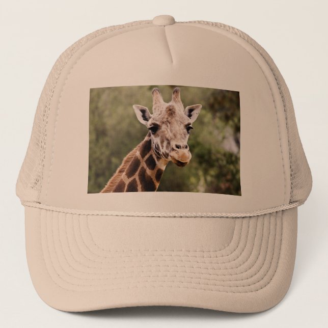 Die Kappe des Giraffenfernlastfahrers (Vorderseite)