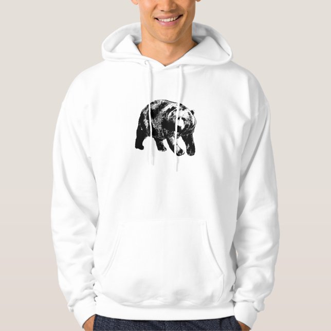 Die Kapuzenpullis der Bär-Männer Hoodie (Vorderseite)