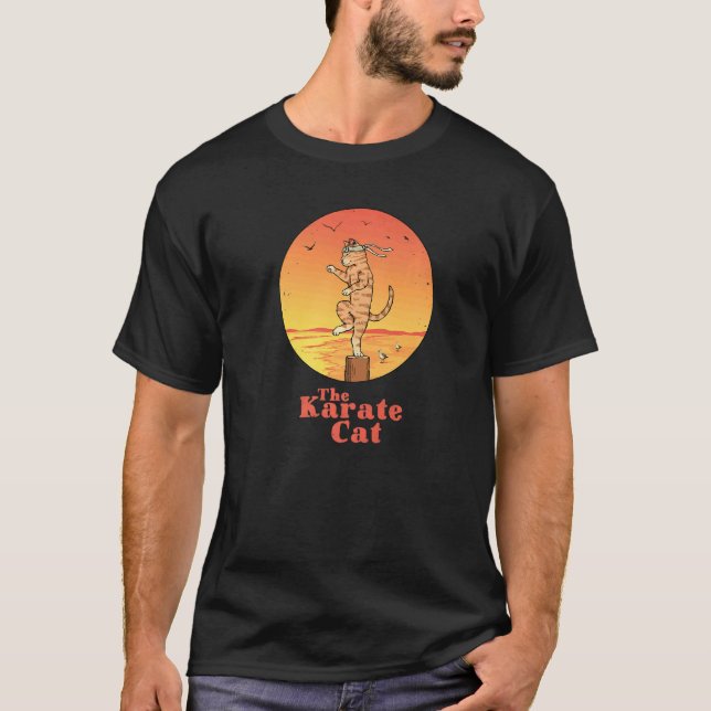 Die Karate-Katze T-Shirt (Vorderseite)
