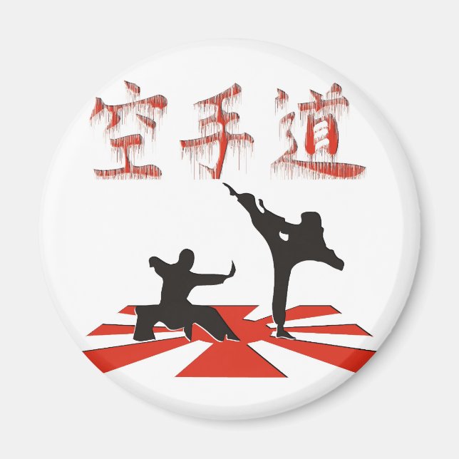 Die Karate-Perspektive Magnet (Vorne)