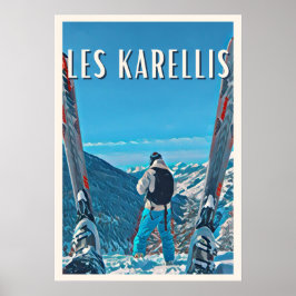 Die Karellis Skistation Poster