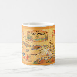Die karibische Westindische Tasse