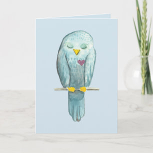 Die Karte blauer Vogel-des ursprünglichen