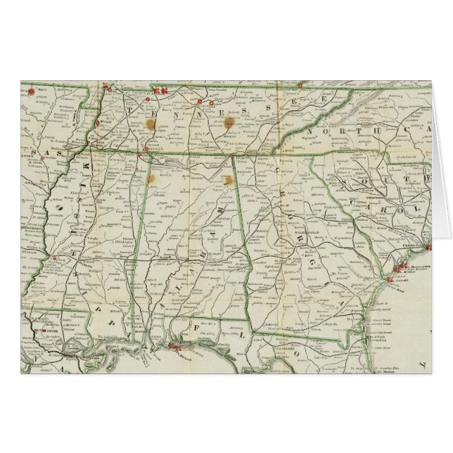 Die Karte des historischen Krieges (Vorderseite (Horizontal))