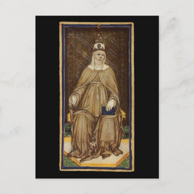 Die Karte des Hohepriestess-Tarots (Vorderseite)