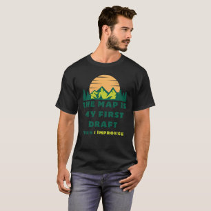 Die Karte ist mein erster Entwurf, dann ich verbes T-Shirt