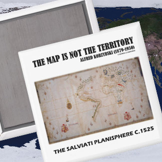 Die Karte ist nicht das Territorium Salviati Plani Magnet