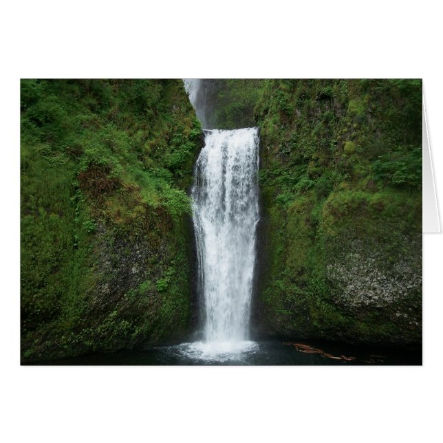 Die Karte mit den niedrigeren Wasserfällen (Vorderseite (Horizontal))