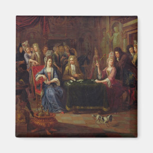 Die Kartenspieler, 1699 Magnet