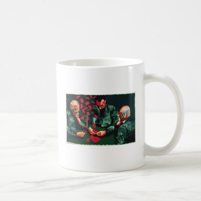Die Kartenspieler 1987 Kaffeetasse (Rechts)