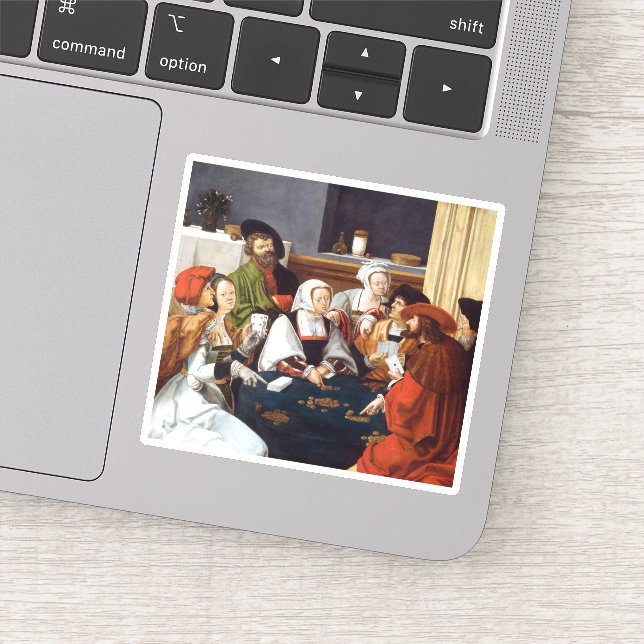 Die Kartenspieler Aufkleber (Detail)