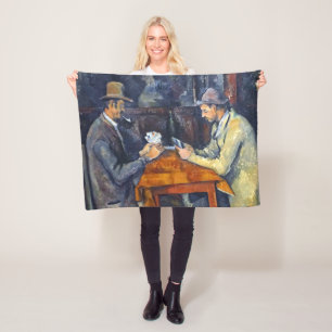 Die Kartenspieler, Cezanne Fleecedecke