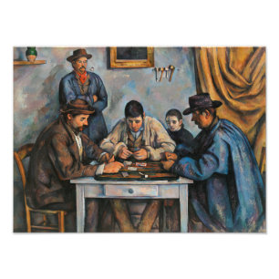 Die Kartenspieler Paul Cezanne Fotodruck