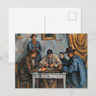 Die Kartenspieler Paul Cezanne Postkarte