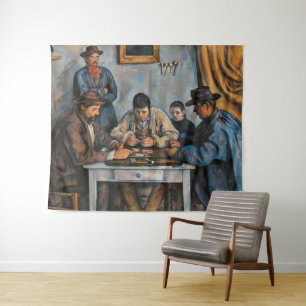 Die Kartenspieler Paul Cezanne Wandteppich