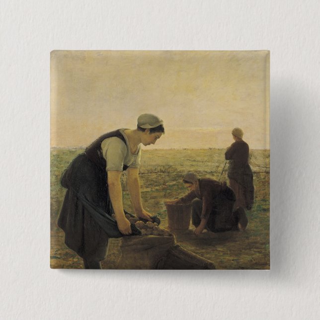 Die Kartoffel-Ernte Button (Vorderseite)