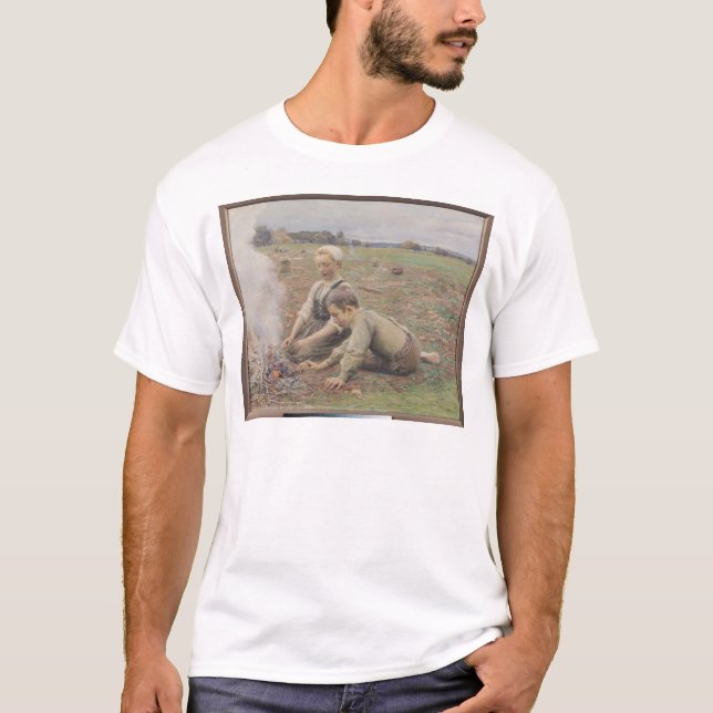 Die Kartoffel-Sammler, 1898 T-Shirt (Vorderseite)