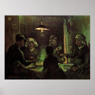 Die Kartoffelesser von Vincent van Gogh Poster