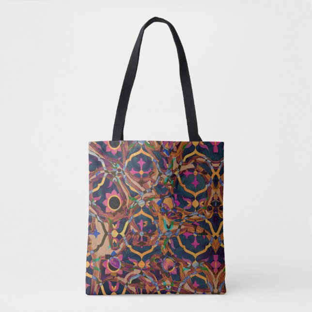 Die Kartontasche (Vorderseite)