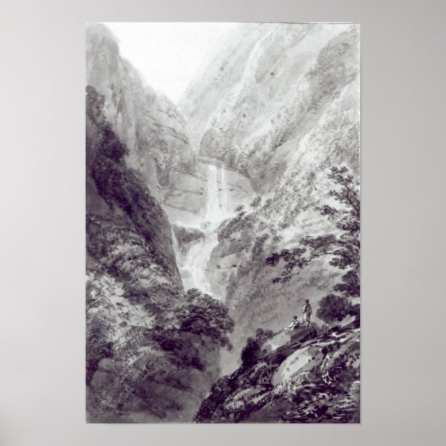 Die Kaskade von Minzapeezo Poster (Vorne)