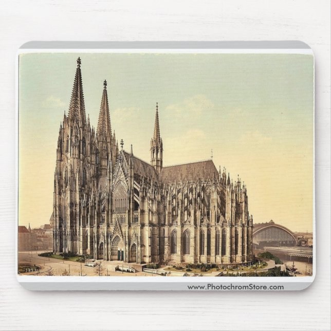 Die Kathedrale, Seite, Köln, der Rhein, Mousepad (Vorne)
