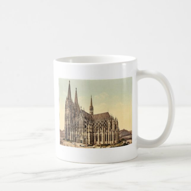 Die Kathedrale, Seite, Köln, der Rhein, Tasse (Rechts)
