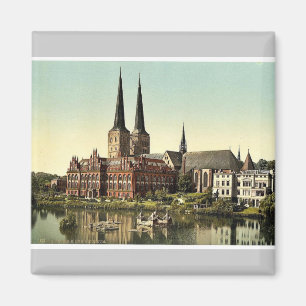 Die Kathedrale und das Museum, Lübeck, Deutschland Magnet