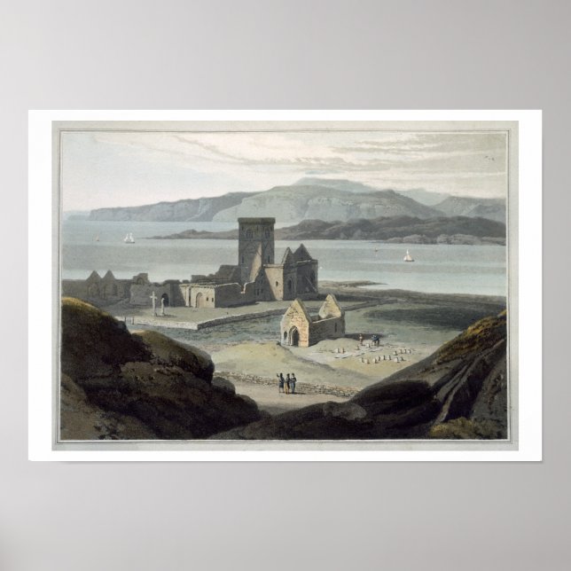 Die Kathedrale von Iona, von 'A Voyage Around Grea Poster (Vorne)