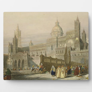 Die Kathedrale von Palermo, Sizilien, graviert von Fotoplatte