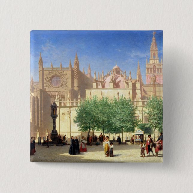 Die Kathedrale von Sevilla Button (Vorderseite)