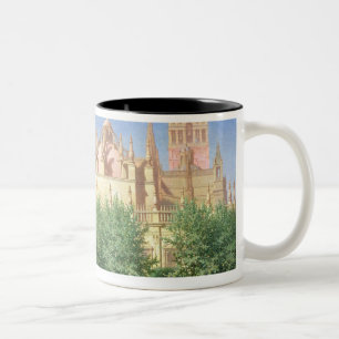 Die Kathedrale von Sevilla Zweifarbige Tasse
