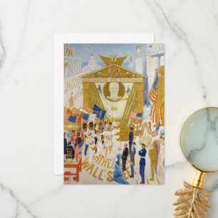 Die Kathedralen der Wall Street durch Stettheimer Dankeskarte
