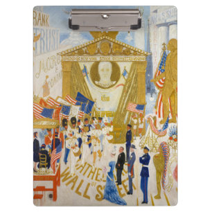 Die Kathedralen der Wall Street durch Stettheimer Klemmbrett