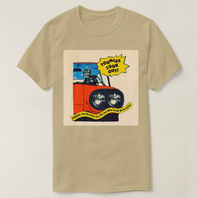 die Katze auf Zehen T-Shirt (Design vorne)