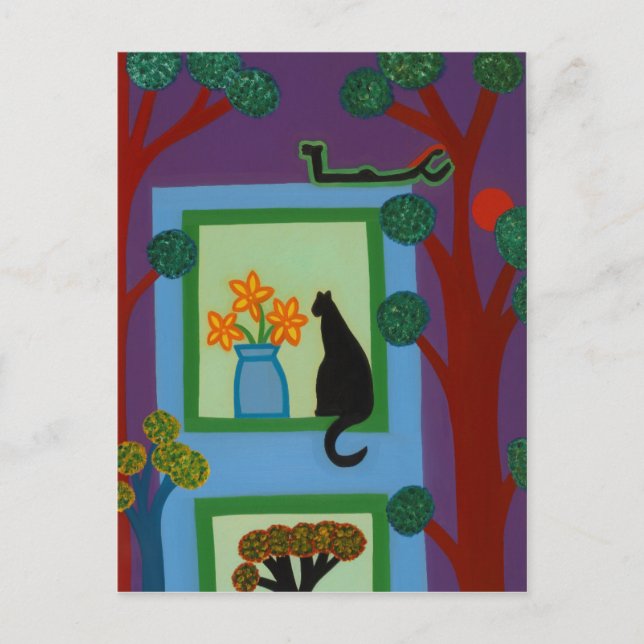 Die Katze aus Askew Crescent 2008 Postkarte (Vorderseite)