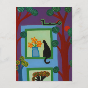 Die Katze aus Askew Crescent 2008 Postkarte