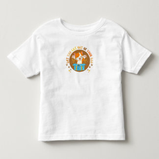 Die Katze aus dem Sack lassen Kleinkind T-shirt