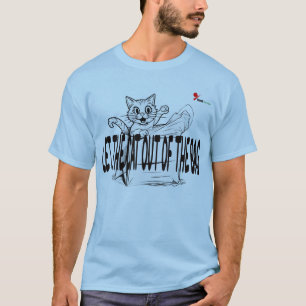 "Die Katze aus dem Sack lassen" T-Shirt Lustiges