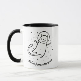 Die Katze aus dem Weltraum - Lustige Astronauten-K Tasse