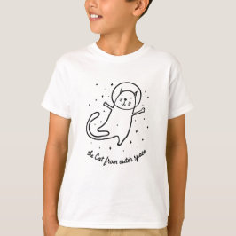Die Katze aus dem Weltraum Lustige Astronauten-Kit T-Shirt
