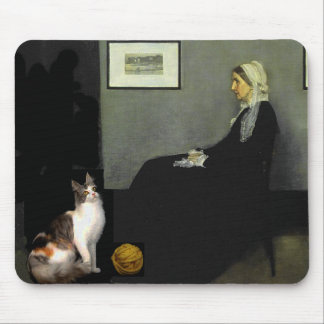 Die Katze der Mutter des Pfeifers Mousepad