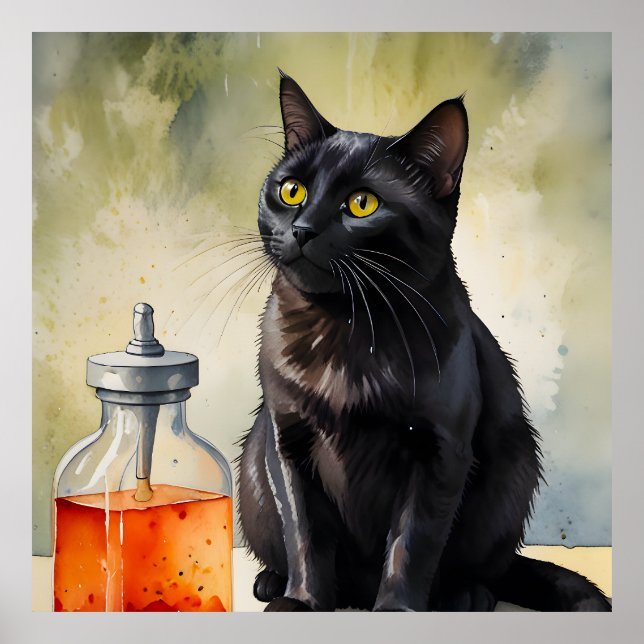 Die Katze des Alchemist Poster (Vorne)