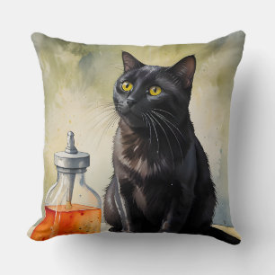 Die Katze des Alchemisten Kissen