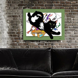 Die Katze des Künstlers Poster